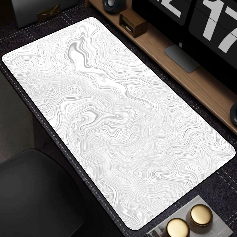 Mouse Pad Blank Sublimation - Large Black and White Art Mouse