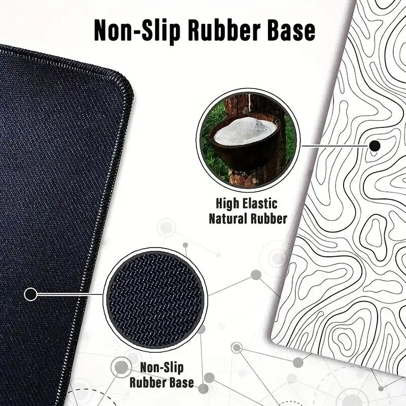 1PC Large Mouse Pads For Desk, - Mouse Pad Blank Sublimation 评论和价格