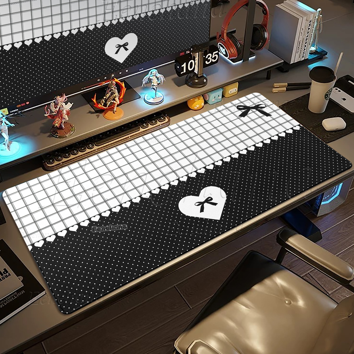 Mouse Pad Ins Large Gaming Bow - Mouse Pad Blank Sublimation 评论和价格