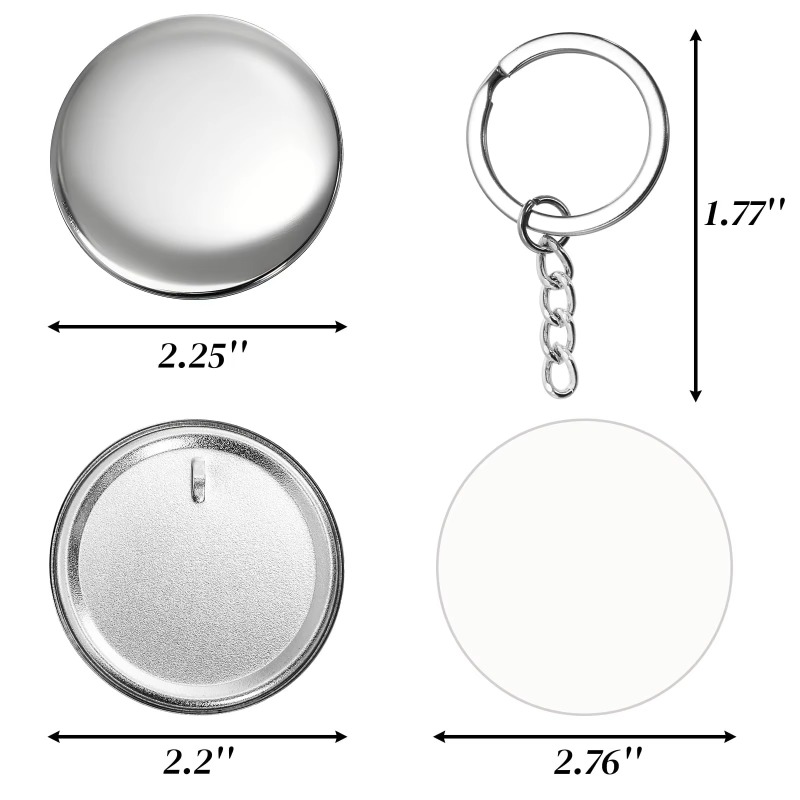 100 Sets 58 Mm/ 44 Mm Button M - Button Badge Blank 评论和价格