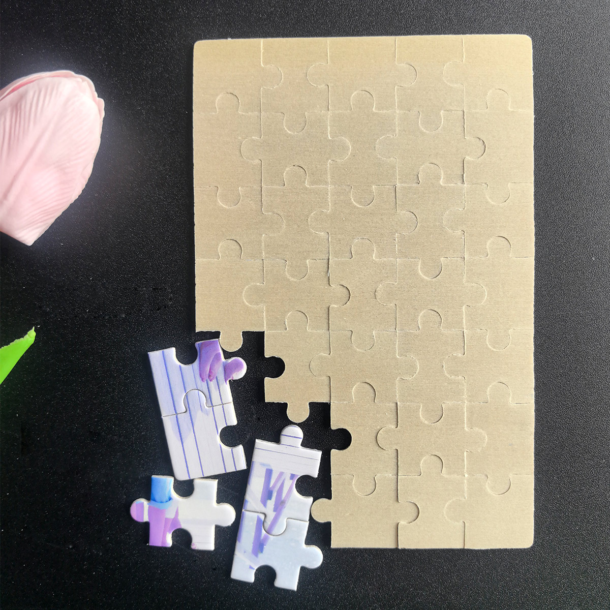 custom photos send your photos - Puzzle Blank White 评论和价格