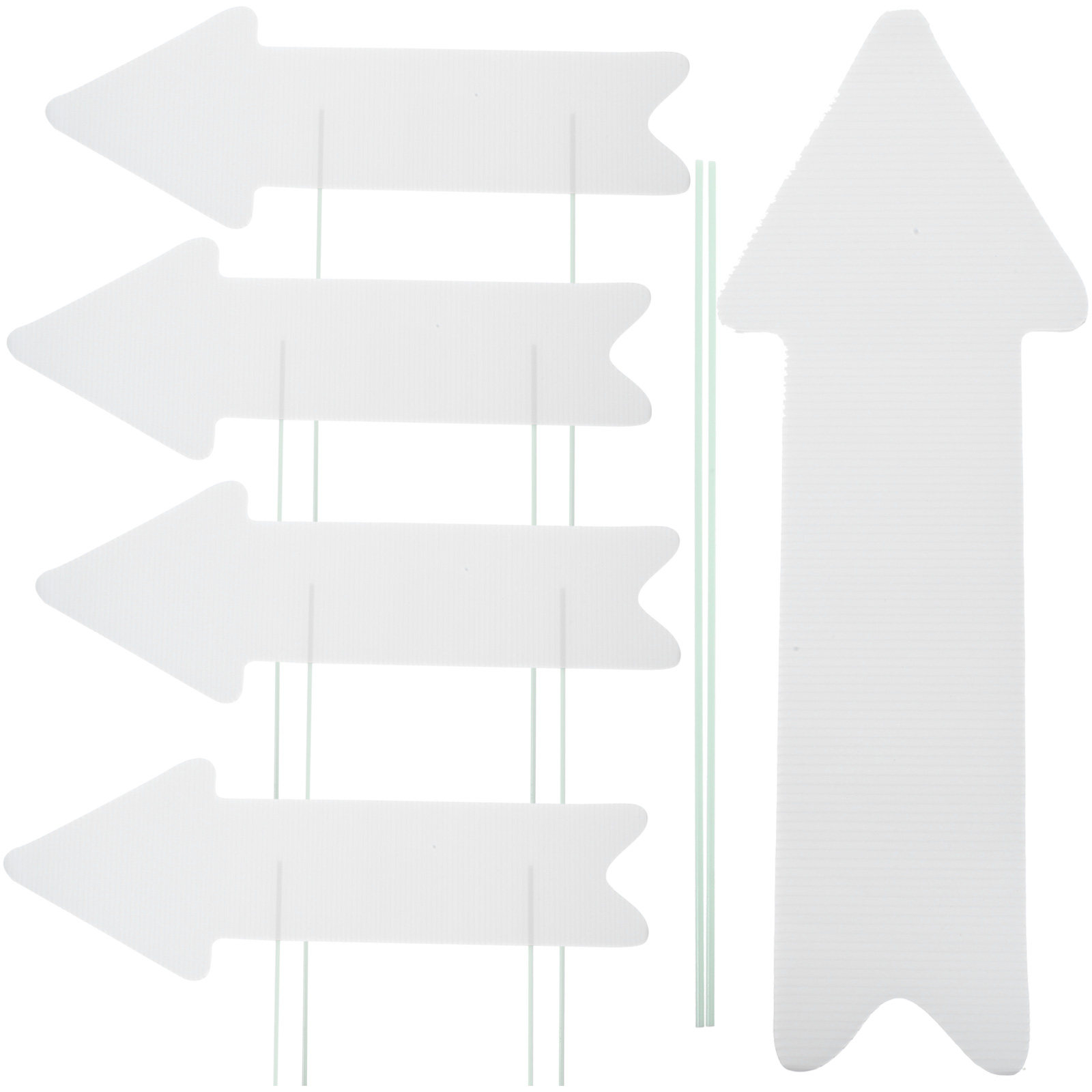 5Pcs Blank Yard Signs with Sta - Yard Sign Blank 评论和价格