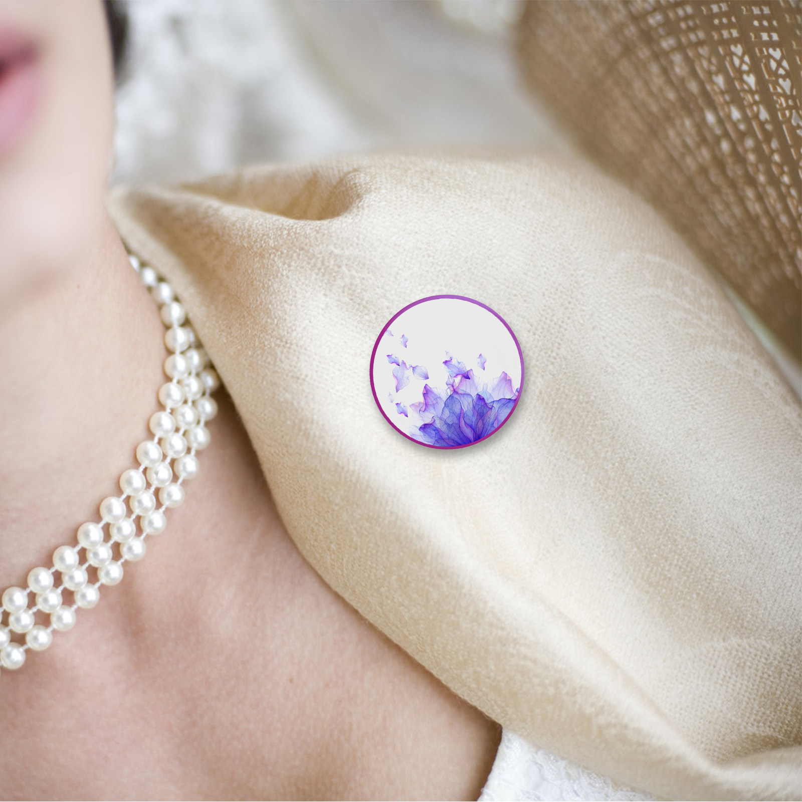 100Pcs Smooth Flat Round Blank - Button Badge Blank 评论和价格