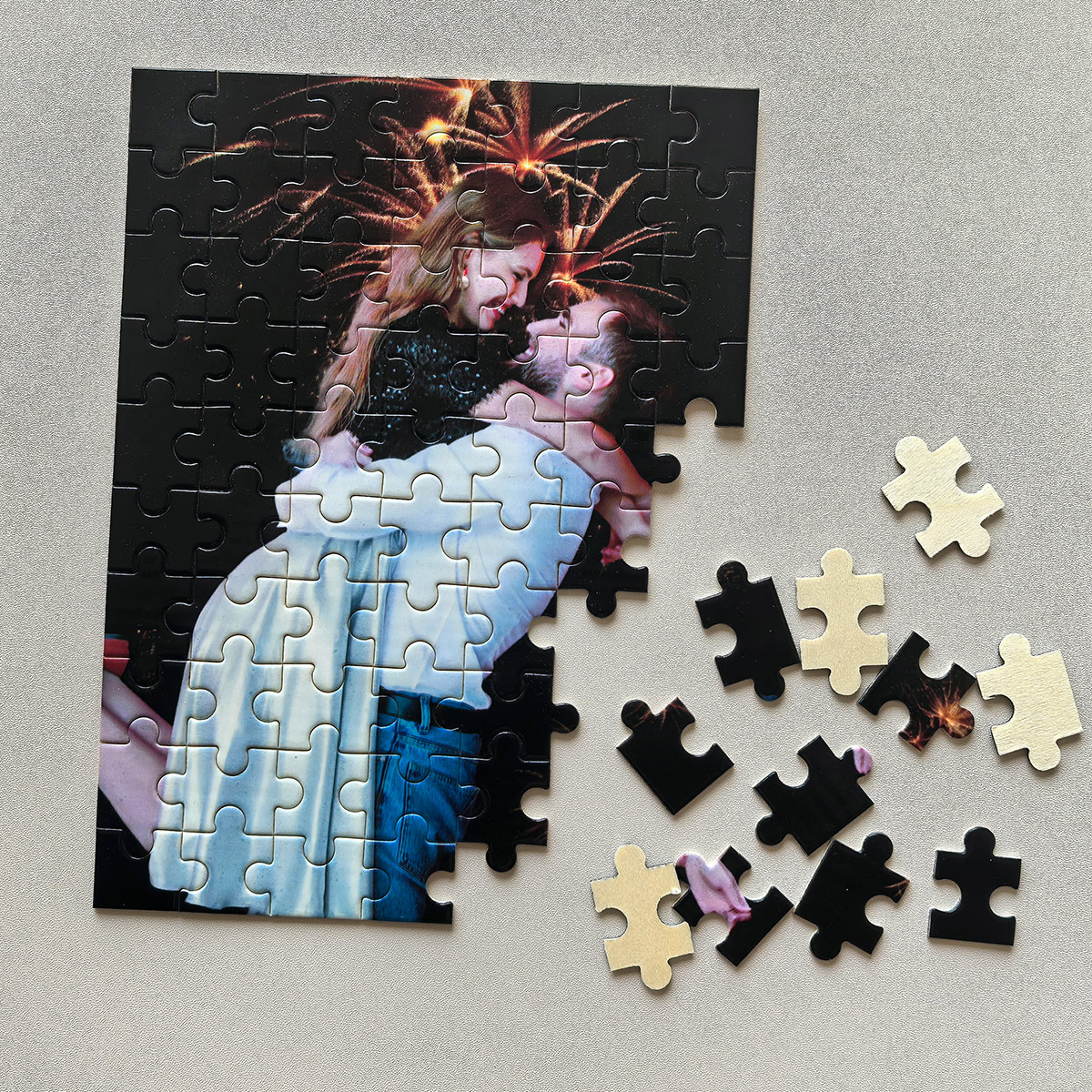 DIY custom puzzle pieces custo - Puzzle Blank White 评论和价格