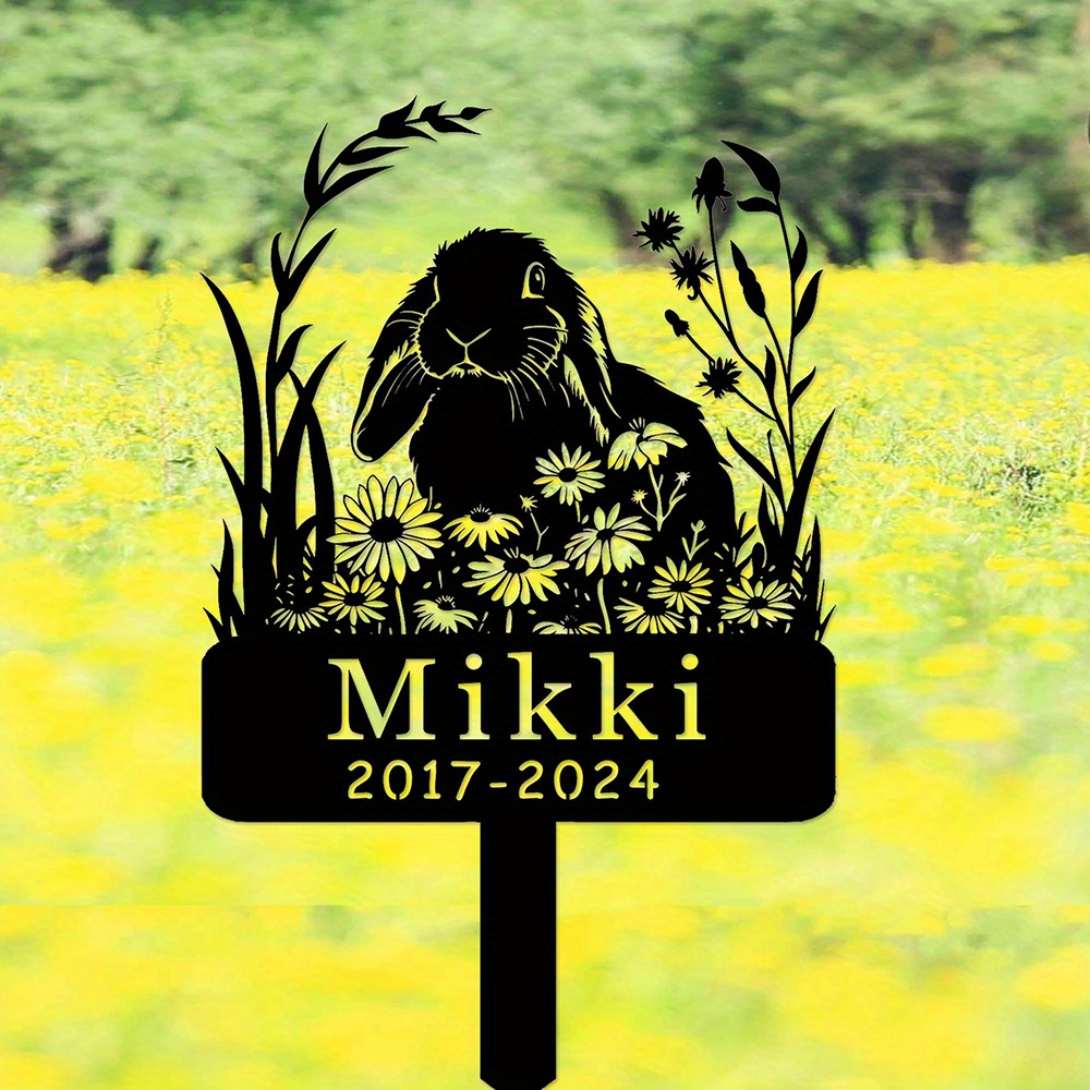 Custom Lop-Eared Rabbit Memori - Yard Sign Blank 评论和价格