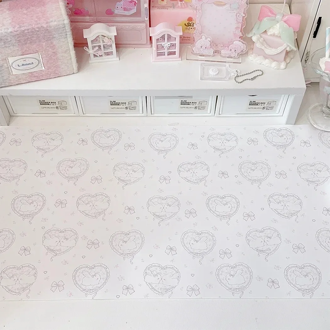 Kawaii Pink Rabbit Girl Heart  - Mouse Pad Blank Sublimation 评论和价格