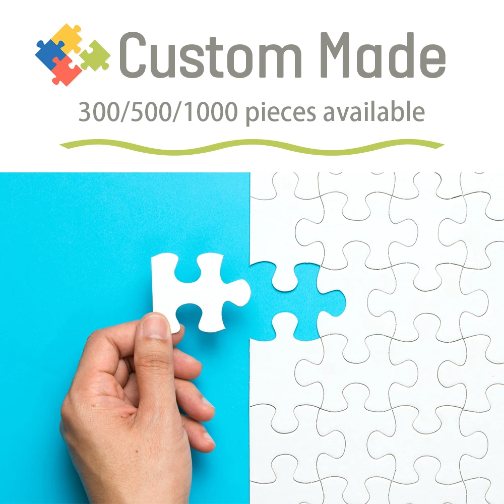 Dropshipping Custom Jigsaw Puz - Puzzle Blank White 评论和价格