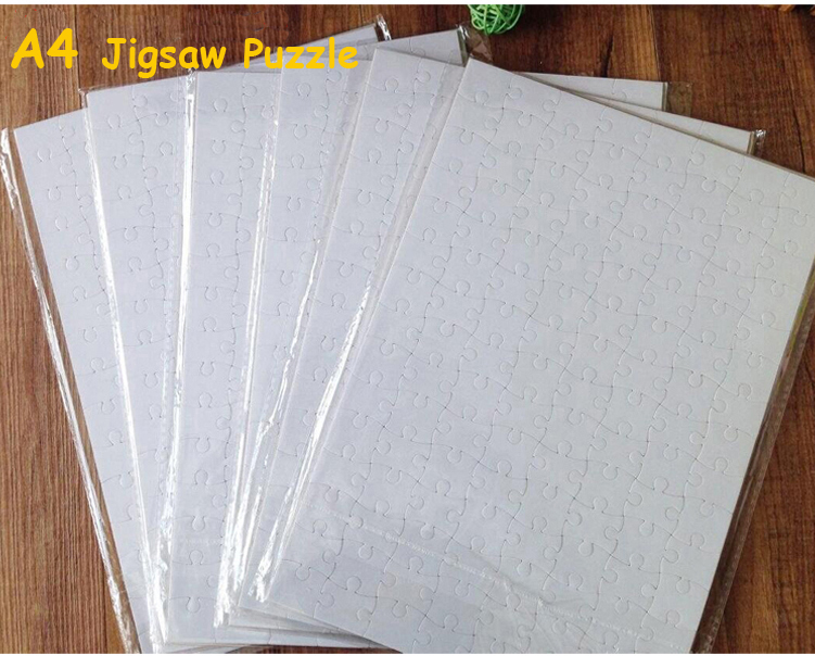 10pcs/lot Free Shipping A4 Sub - Puzzle Blank White 评论和价格