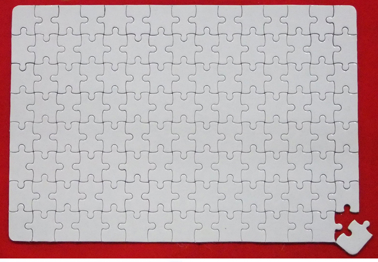 10pcs/lot Free Shipping A4 Sub - Puzzle Blank White 评论和价格