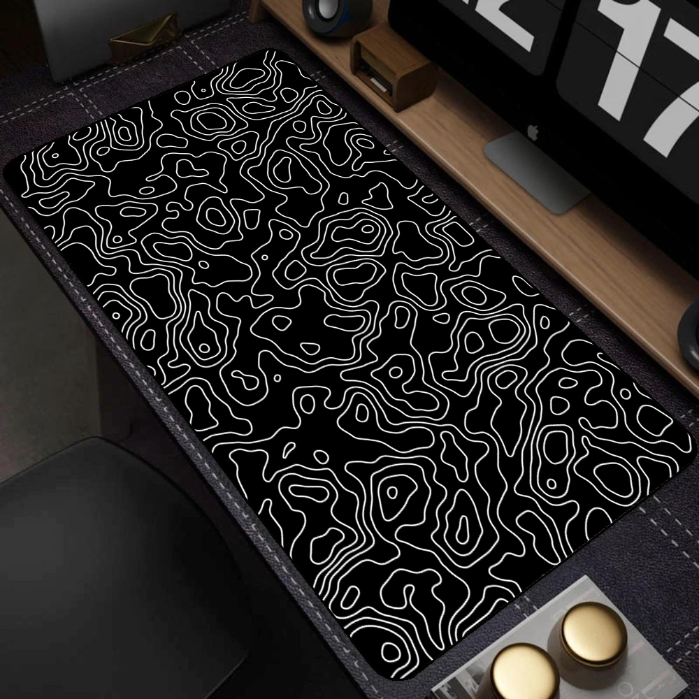 Large Black and White Art Mous - Mouse Pad Blank Sublimation 评论和价格