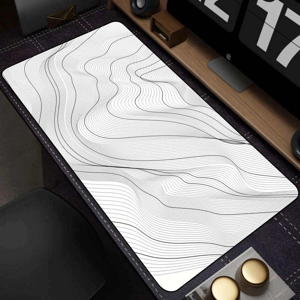 Large Black and White Art Mous - Mouse Pad Blank Sublimation 评论和价格